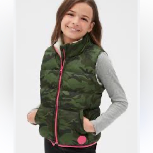 NWOT GAP Kids Cream Sherpa Jacket - Picture 1 of 10